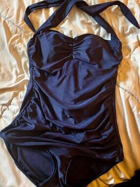 Navy PinUp Style retro bathing suit